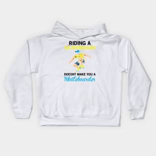 Skateboard Quote Kids Hoodie